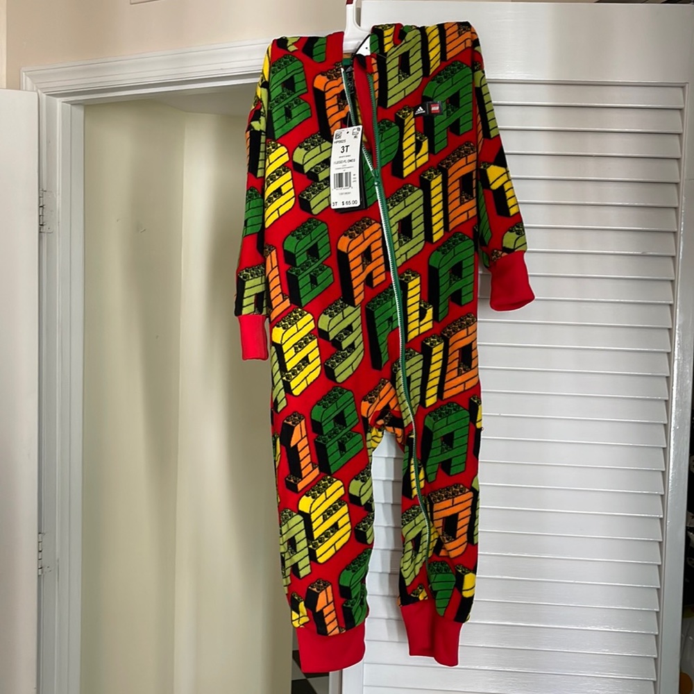 Adidas Lego onesie